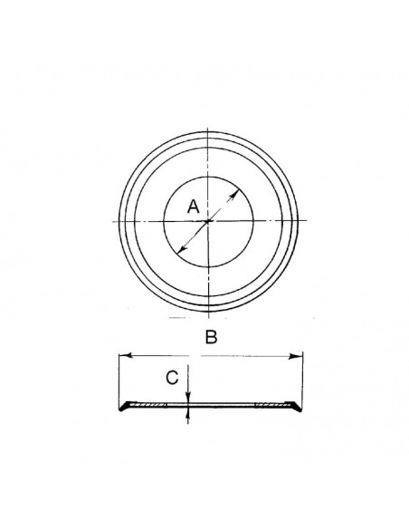 Retén guardapolvo buje rueda 40x80x2,5 mm