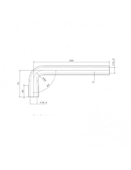 Manguito Refrigerador de Aceite John Deere 6100-6200-6300-6400 Adaptable