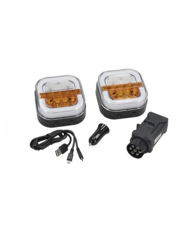 Set de luces frontales LED inalámbricas