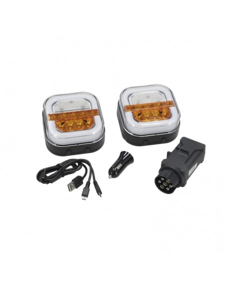 Set de luces frontales LED inalámbricas