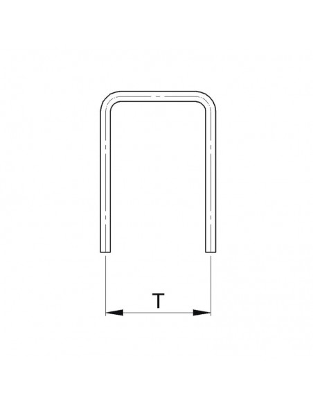 Conector de horquilla 1"