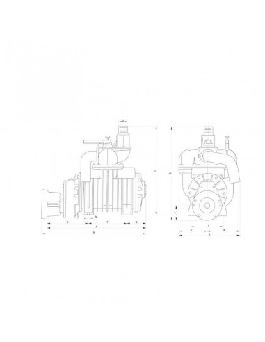 Bomba depresora 6150 l-min 1,5 BAR 540 rpm  Mec 5000 Battioni Pagani