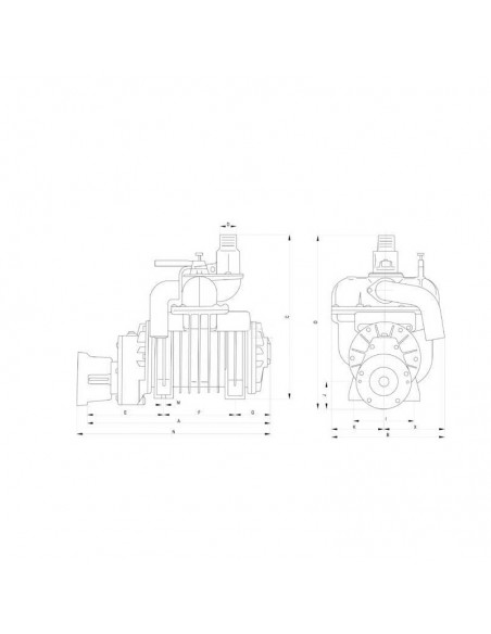 Bomba depresora 6150 l-min 1,5 BAR 540 rpm  Mec 5000 Battioni Pagani