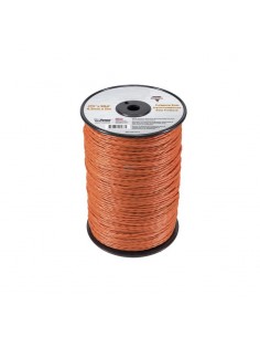 hilo de nailon de 4,3 mm 111 m de torsión Aluminio Trenzado Naranja