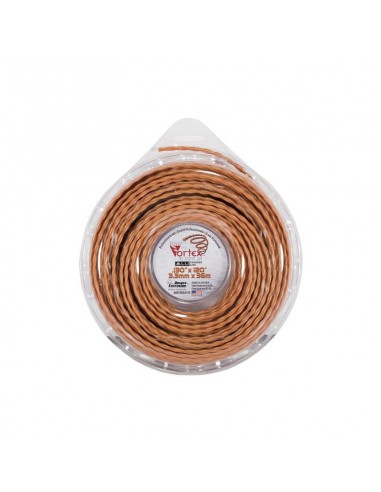 hilo de nylon de 3,3 mm 36 m de torsión aluminio trenzado naranja