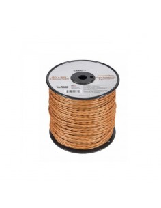 hilo corte naylon 3,3 mm 109 m aluminio trenzado naranja