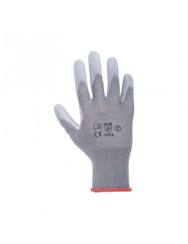 Guantes de montaje PU, 1.001,gris...