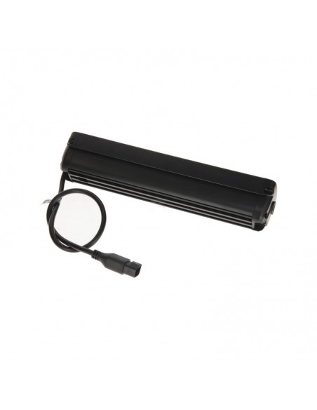 barra de luz de trabajo led, 120 w, 10080 lm, rectangular, 12/24 v, blanco/naranja, 357 x 70 x 67 mm enchufe deutsch, ha