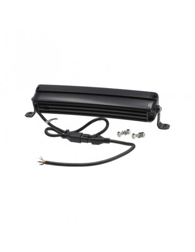 barra de luz de trabajo led, 120 w, 10080 lm, rectangular, 12/24 v, blanco/naranja, 358,4 x 70 x 78,6 mm enchufe deutsch
