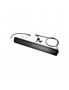 barra de luz de trabajo led, 200 w, 16800 lm, rectangular, 12/24 v, blanco/naranja, 561 x 70 x 67 mm enchufe deutsch, ha