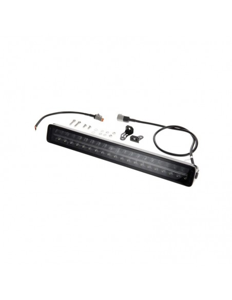 barra de luz de trabajo led, 200 w, 16800 lm, rectangular, 12/24 v, blanco/naranja, 561 x 70 x 67 mm enchufe deutsch, ha