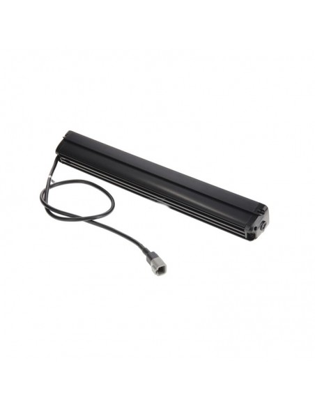 barra de luz de trabajo led, 200 w, 16800 lm, rectangular, 12/24 v, blanco/naranja, 561 x 70 x 67 mm enchufe deutsch, ha