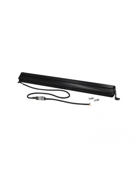 barra de luz de trabajo led, 300 w, 25200 lm, rectangular, 12/24 v, blanco/naranja, 815 x 70 x 67 mm enchufe deutsch, ha