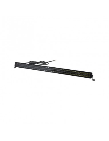 barra de luz de trabajo led, 400 w, 33600 lm, rectangular, 12/24 v, blanco/naranja, 1076 x 70 x 67 mm haz de luz combina