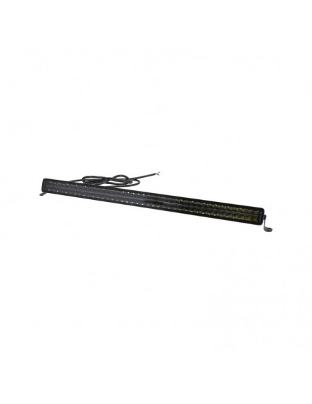 barra de luz de trabajo led, 400 w, 33600 lm, rectangular, 12/24 v, blanco/naranja, 1076 x 70 x 67 mm haz de luz combina