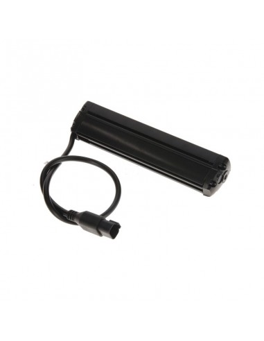 barra de luz de trabajo led, 45 w, 3780 lm, rectangular, 12/24 v, blanco/naranja, 246 x 40 x 54 mm enchufe deutsch, haz