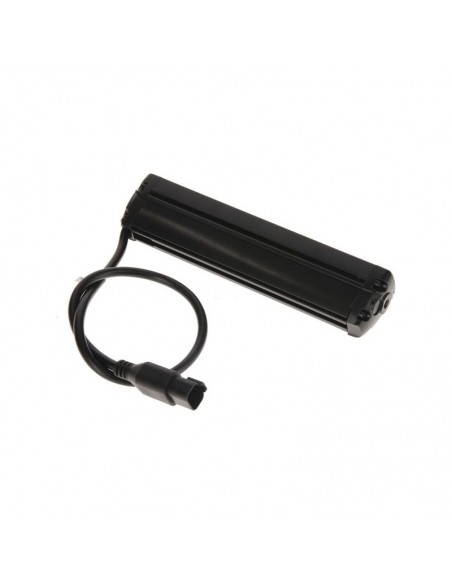 barra de luz de trabajo led, 45 w, 3780 lm, rectangular, 12/24 v, blanco/naranja, 246 x 40 x 54 mm enchufe deutsch, haz