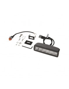 faro de trabajo led indirecto, 30 w, 2880 lm, rectangular, 12/24 v, blanco/naranja, 157 x 49,7 x 60mm enchufe deutsch, l