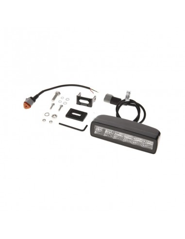 faro de trabajo led indirecto, 30 w, 2880 lm, rectangular, 12/24 v, blanco/naranja, 157 x 49,7 x 60mm enchufe deutsch, l