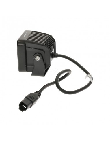 faro de trabajo led indirecto, 40 w, 4800 lm, cuadrado, 12/24 v, blanco, 81 x 82,5 x 67,5 mm enchufe deutsch, luz proyec