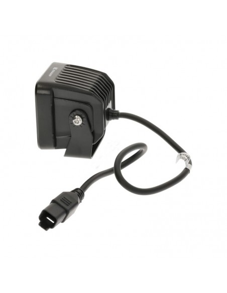 faro de trabajo led indirecto, 40 w, 4800 lm, cuadrado, 12/24 v, blanco, 81 x 82,5 x 67,5 mm enchufe deutsch, luz proyec
