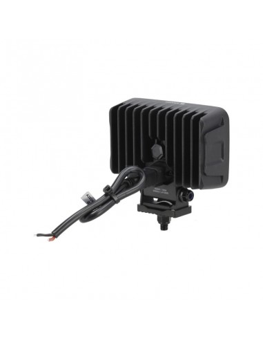 faro de trabajo led, 100 w, 8950 lm, rectangular, 12/24 v, blanco, 150 x 112 x 52,7 mm enchufe deutsch, luz proyección,
