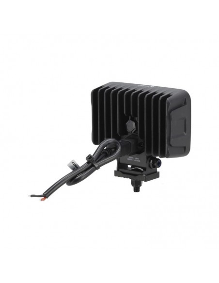faro de trabajo led, 100 w, 8950 lm, rectangular, 12/24 v, blanco, 150 x 112 x 52,7 mm enchufe deutsch, luz proyección,