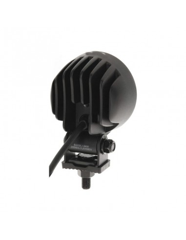 faro de trabajo led, 24 w, 2556 lm, redondo, 12/24 v, blanco, 83,9 x 99,5 x 59 mm enchufe deutsch, luz de proyección, 4