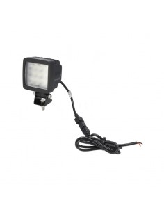 faro de trabajo led, 76w, 11970lm, cuadrado, 10/30v, 95x77x131mm, deutsch enchufe, haz luminoso, cabeza giratoria
