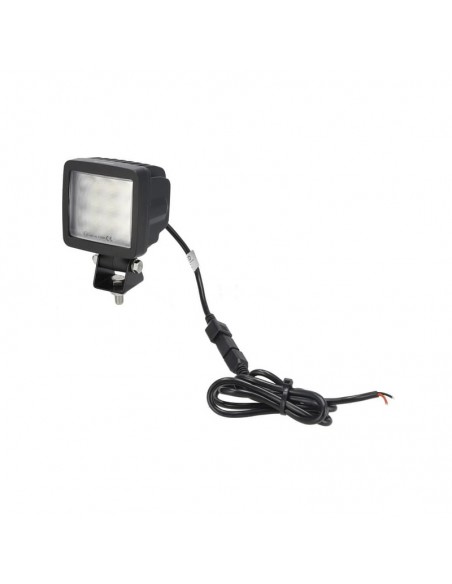 faro de trabajo led, 76w, 11970lm, cuadrado, 10/30v, 95x77x131mm, deutsch enchufe, haz luminoso, cabeza giratoria