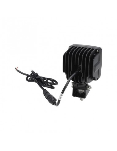 faro de trabajo led, 76w, 11970lm, cuadrado, 10/30v, 95x77x131mm, deutsch enchufe, haz luminoso, cabeza giratoria