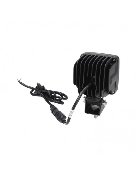 faro de trabajo led, 76w, 11970lm, cuadrado, 10/30v, 95x77x131mm, deutsch enchufe, haz luminoso, cabeza giratoria