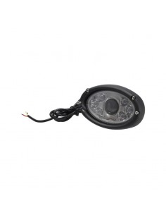 faro led, 20/24w, oval, 10/30v, 166x106.2x97.5mm, luz larga/baja, cable abierto de 3 polos montaje empotrado