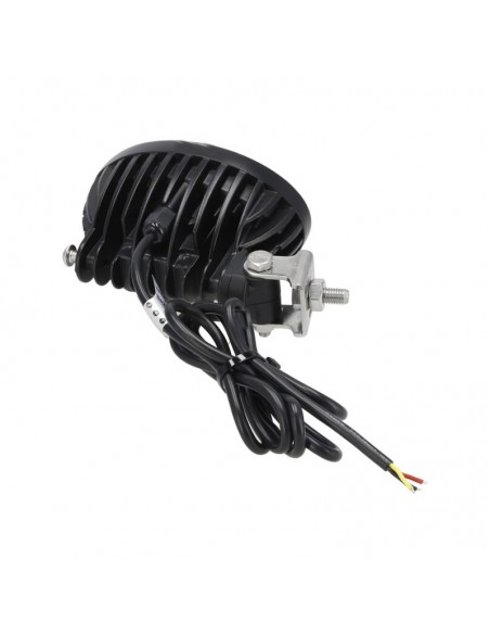 faro led, 20/24w, oval, 10/30v, 166x98x98mm, luz larga/larga, cable abierto de 3 polos, montaje en soporte