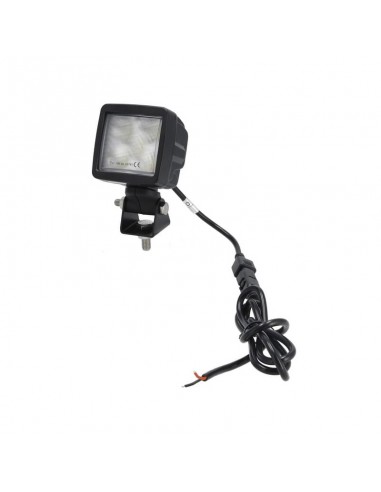 foco de trabajo led, 45w, 6600lm, cuadrado, 10/30v, 80x68x80mm, deutsch enchufe, haz luminoso, cabeza giratoria