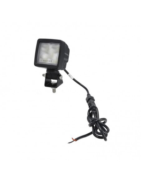 foco de trabajo led, 45w, 6600lm, cuadrado, 10/30v, 80x68x80mm, deutsch enchufe, haz luminoso, cabeza giratoria