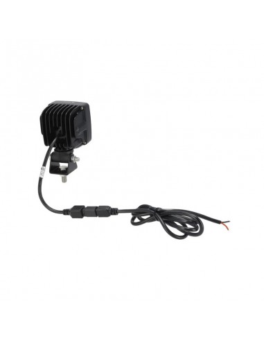 foco de trabajo led, 45w, 6600lm, cuadrado, 10/30v, 80x68x80mm, deutsch enchufe, haz luminoso, cabeza giratoria