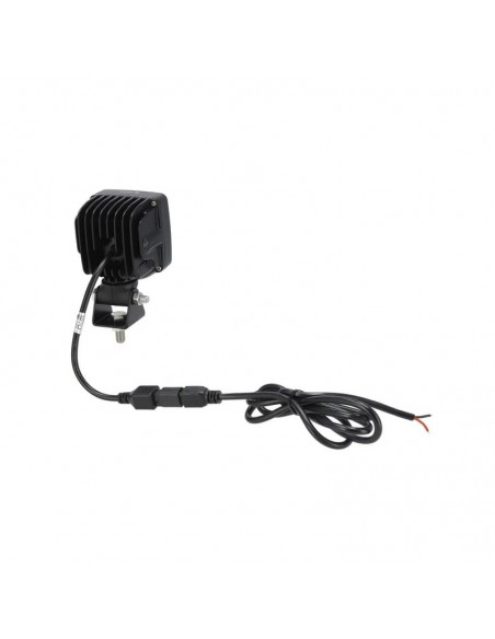 foco de trabajo led, 45w, 6600lm, cuadrado, 10/30v, 80x68x80mm, deutsch enchufe, haz luminoso, cabeza giratoria