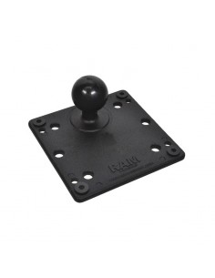 base cuadrada vesa de 75 y 100 mm, bola c/1,5"
