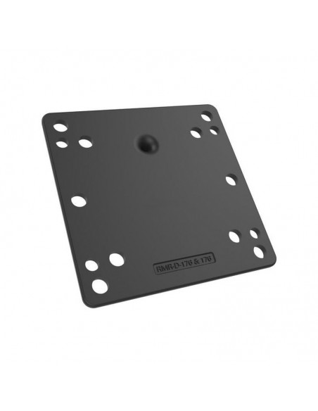 base cuadrada vesa de 75 y 100 mm, bola c/1,5"
