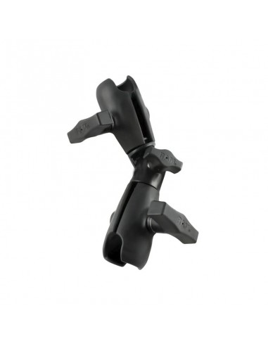 soporte doble brazo giratorio y pinza- c tamaño 1 1/2"