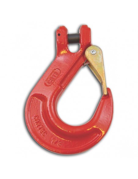 WA80S - Gancho de Horquilla + Seguro 8 mm.