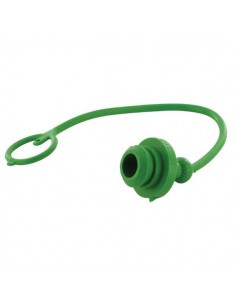 TM12LV - Tapón Hidráulico Antipolvo 1/2" Macho Verde