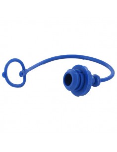 TM12LB - Tapón Hidráulico Antipolvo 1/2" Macho Azul