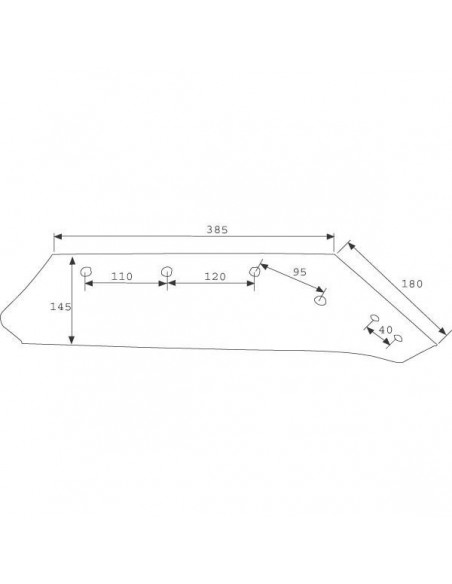 KK073004GN - Reja Kverneland 16" Derecha