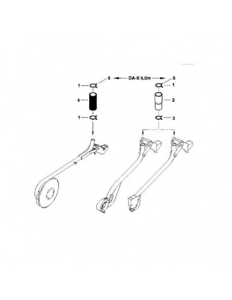 AC499975 - Kverneland Empalme Tubo Caída Sembradora