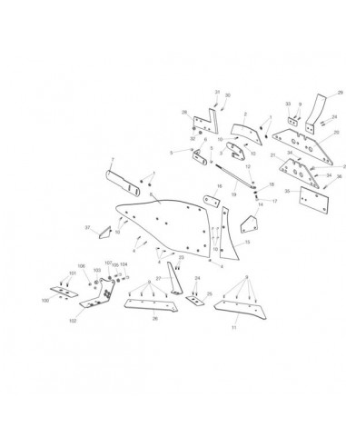 KK073056 - Kverneland Reja 16" Derecha CPO N-10-19 Arados KK073056 - Kverneland Reja 16" Derecha CPO N-10-19 Arados
