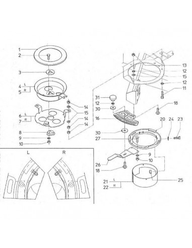 VNB1617078 - Vicon Soporte Plato RSM Segadora