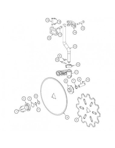 KK066108R - Kverneland Eje Vertedera KK066108R - Kverneland Eje Vertedera