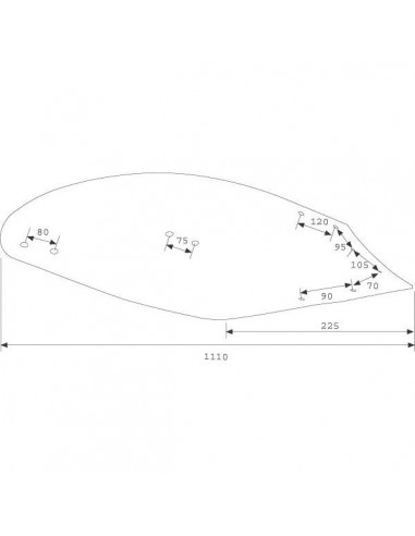 KK073290 - Kverneland Cuerpo Vertedera 14-20" Derecha Vertedera